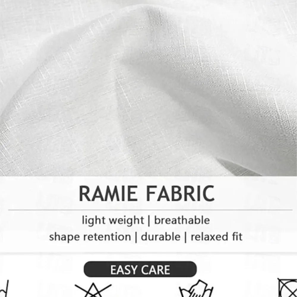 Men's Pants Casual Slim Loose Lightweight Pants Stretch Drawstring Beach Travel Essential Pants