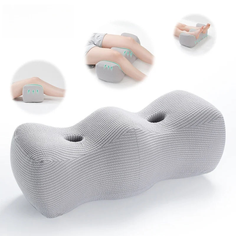 Memory Foam Knee Pillow for Sleeping Orthopedic Leg Support Cushion Ergonomic Pregnancy Maternity Bed Rest Comfort Lumbar Pad
