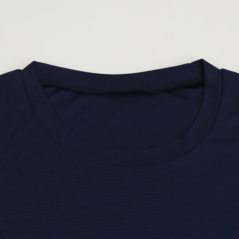 Mens Short Sleeve Sport t Shirt Quick Dry Running t-Shirt Breathable Fitness Shirt Top Ice Silk Gym Football Jerseys Man Clothes