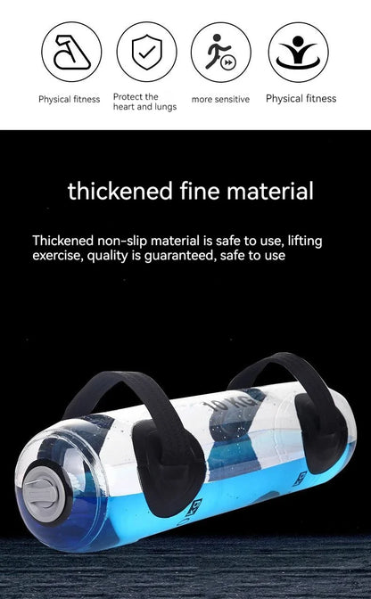 Fitness Aqua Bag Water Power Bags Workout Sandbag Water Home Gym Weightlifting Core Training Bodybuilding Crossfit Exercise Tool