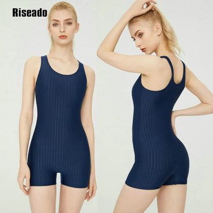 Swim Athletic One Piece Swimsuit Wide Strap Comfort Fit Solid Adult Quick Dry and Chlorine Resistant
