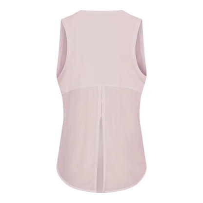 Women Summer  Open-Back Yoga Vest for  Loose-Fit and Moisture-Wicking Sleeveless   Running Fitness Shirt