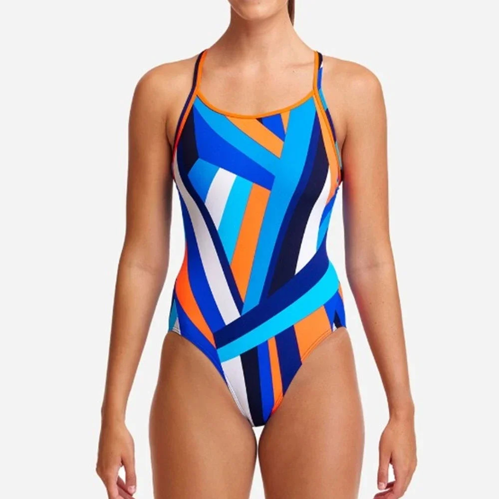 Woman Swimsuit One-piece Comfortable Swimwear Functional Training Swimsuit Open Water Swimming Clothing