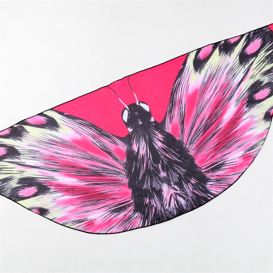 3 Pieces Bikini With Beach Skirt Butterfly Print String Bathing Suit Women Swimwear Female Swimming Swimsuit