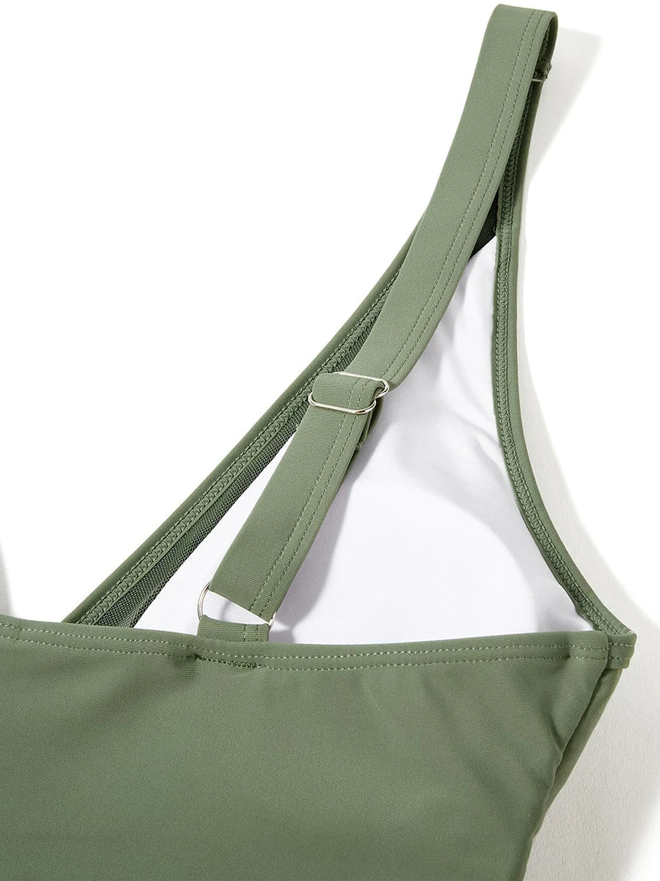 Mesh Panel Swimsuit One Piece High Cut Swimwear Women Solid Bathers Bathing Suit Female Backless Swimming Beachwear