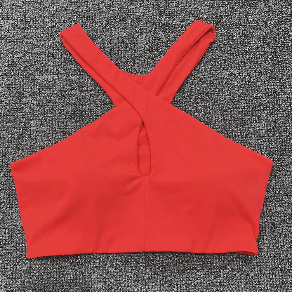 Yoga Bra Backless Gym Shockproof Sports Top Bra Women Push Up Yoga Top Sport Bras Running Fitness Sports Bra