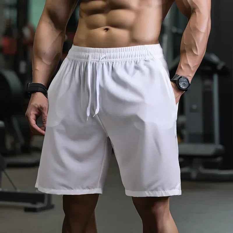 Mermaid Curve Men's Sports Pants Breathable Tennis Shorts Quick-drying Badminton Trousers Outdoor Running Fitness Shorts