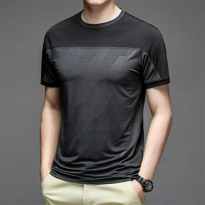 Undershirt Men's Running Short Sleeves T-shirts Yoga Tops Lycra Things for Gym Clothes Man Sweatshirt Wicking Breathable Dry Fit