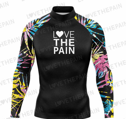 Men's Surfing T-shirt Sportswear Swimwear Long Sleeved Swimming Top UV Swimming Tight Rash Guard Surfing Swimsuit Rashguard