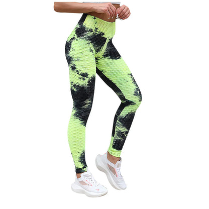 Women's Seamless Leggings High Waist Scrunch Butt Lifting Elastic Leggings Seamless Screen Print Gym Yoga Pants