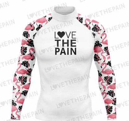 Mens Surf T-Shirt Tops Gym Training Clothes Swimwear Long Sleeve Swim Uv Tight Rash Guard Surfing Suit Rash Guards Camiseta