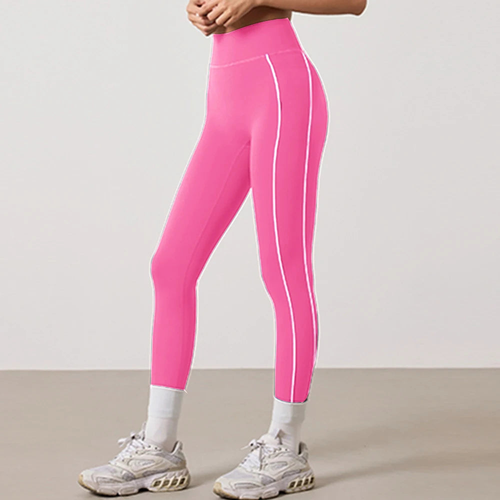 Women Gym Stretch Fitness Yoga Pants Female Sports Push Up Running Sports Exercise Active Wear High Waist Athletic Legging