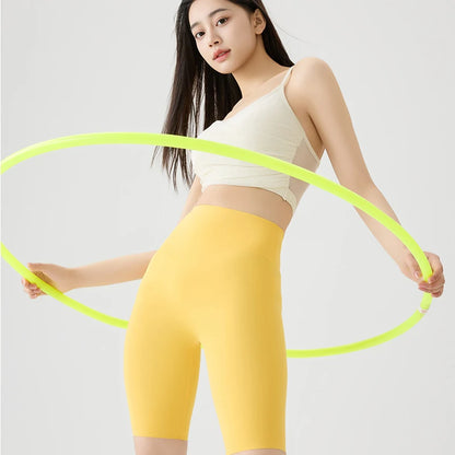 Summer Thin Seamless Sharkskin Cycling Shorts Women Tight Elastic Sport Fitness Running Biker Shorts Slim Gym Yoga Shorts