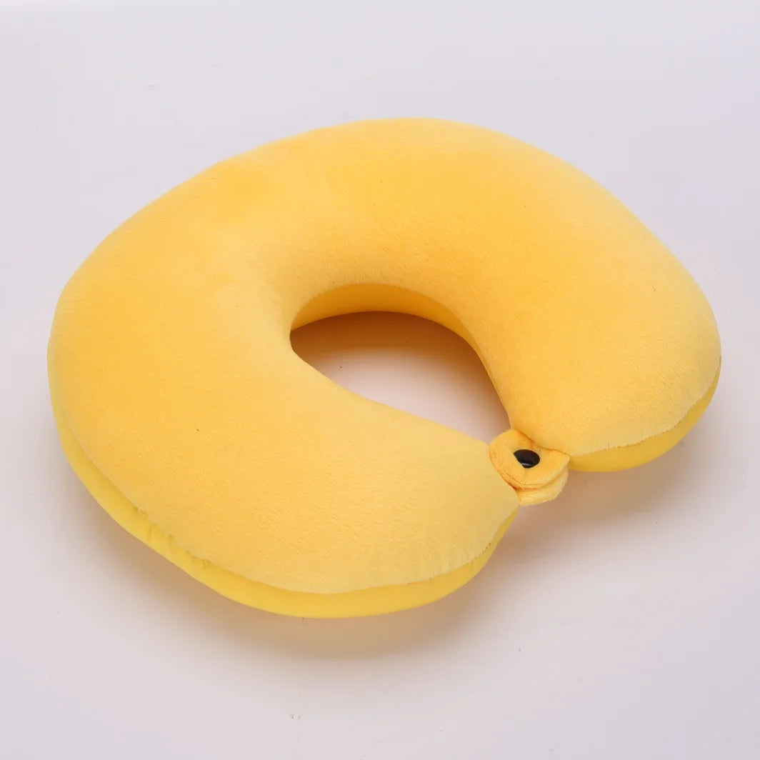 U Shaped Travel Pillow Particles Microbeads Neck Car Plane Pillows Soft Cushion Home Outdoor Textile Stock Home & GardenPillow