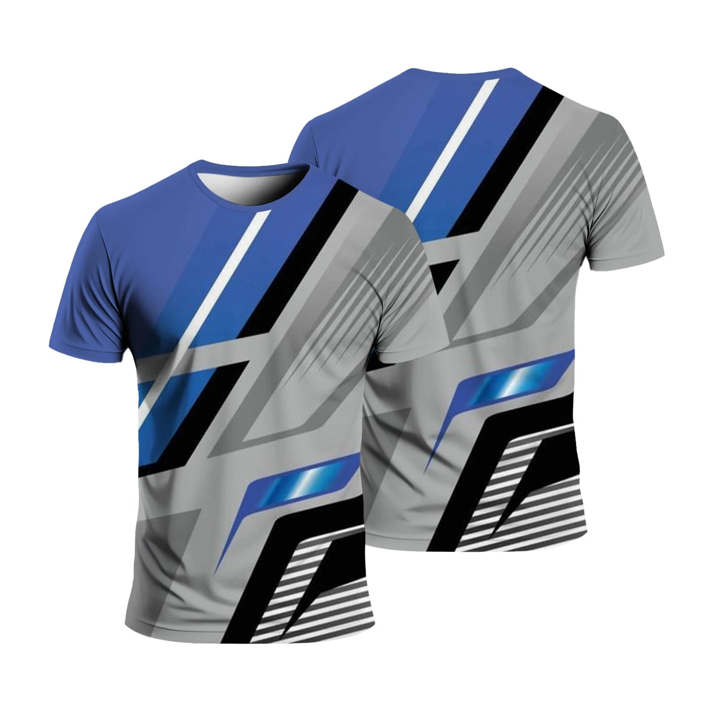 Gym T-Shirts Summer Fashion Sports Men's T-Shirt Loose Comfortable Daily Sportswear Running Man Casual Round Neck Short Sleeve