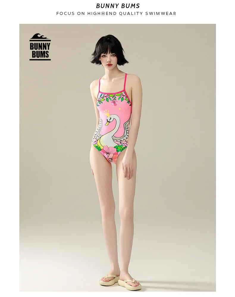 One-piece Racing Swimsuit Women Triangle Professional Training Swimming Pool Advanced Feeling Spa Swimwear