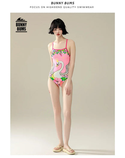 One-piece Racing Swimsuit Women Triangle Professional Training Swimming Pool Advanced Feeling Spa Swimwear