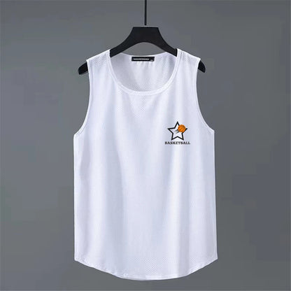 Summer Tank Tops Men Plus Size 10XL 11XL Basketball Vest Football Solid Color Running Vest Male Tank Tops Big Size 11XL