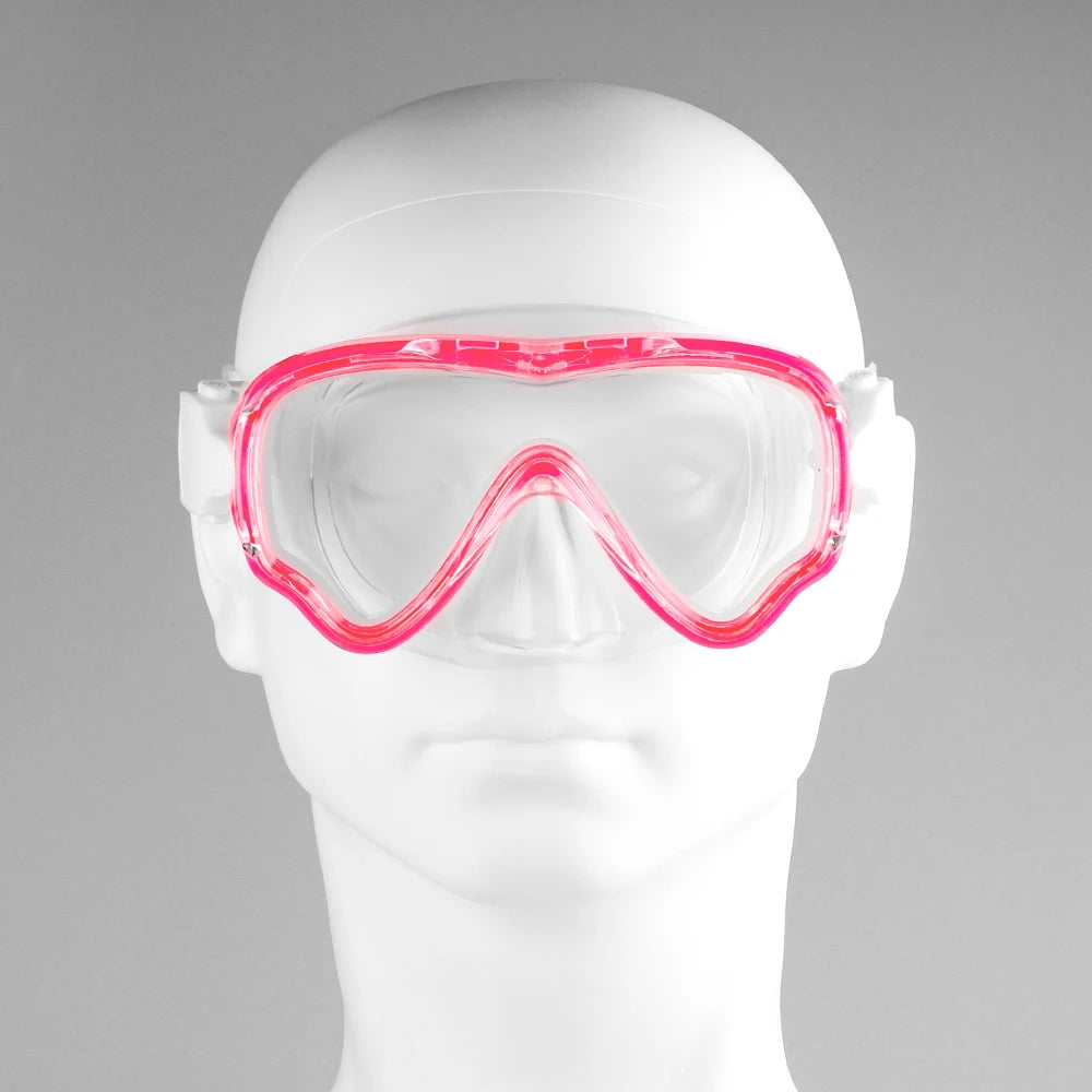 Professional Big Frame Kids Swimming Goggles with Nose Cover Anti Fog Wide View Swimming Gear for Boys Girls Children Glasses