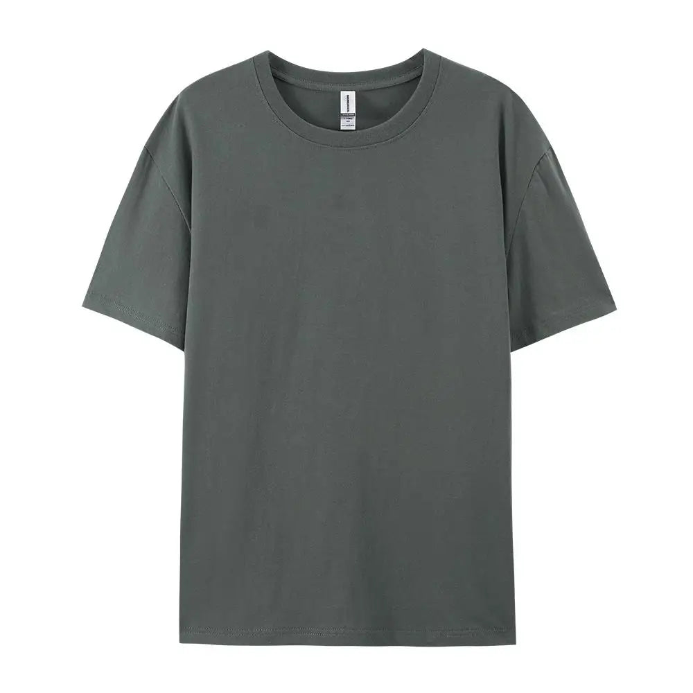 Plus Cotton Solid T-shirts Women Sporty Short Sleeve Tees Fashion Casual White Black Clothing Loose O-Neck Female Summer Tops