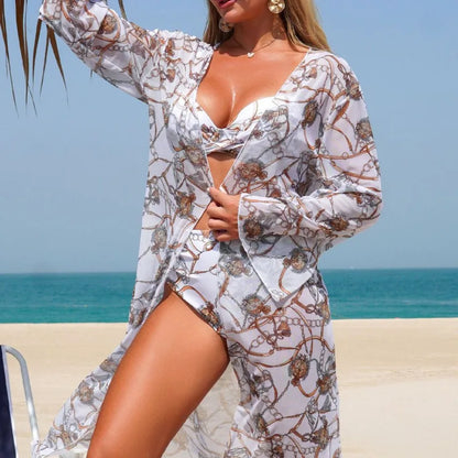 Bikinis Female Swimsuits Women Three-Piece Swimwear Beach Swimming Wear Bathing Suits Brazilian Bikini Set Pool Bather