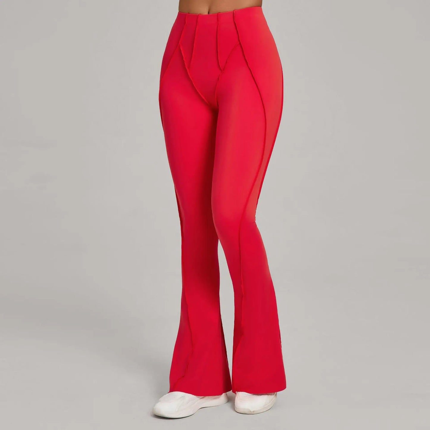 Flare Yoga Leggings Sport Fitness High Waist Squat Proof Hip Wide Pant Training Trousers Running Workout Gym Leggings Women