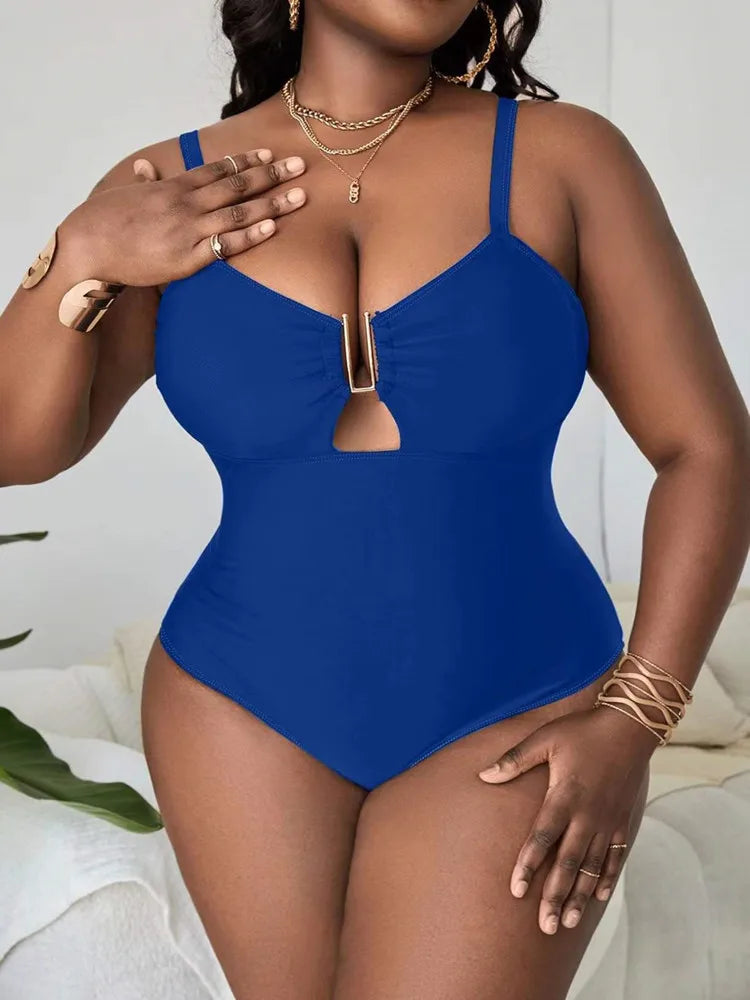 Plus Size Swimwear Women Bikini Woman Swimsuit One-Piece Swimming Suit Tankini Big Beachwear Bathing Suits Monokini