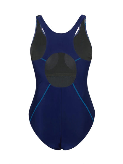 Large Plus Size Print One Piece Swimsuit Women Bodysuit Swimwear Female Bathers Bathing Swimming Swim Suit Beachwear 4XL