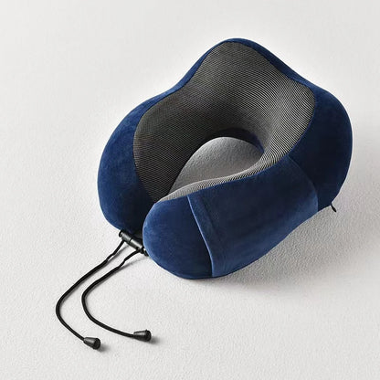 U Shaped Memory Foam Neck Pillows Soft Cervical Orthopedic Pillow Travel Essentials For Airplane Massage Neck Cushion