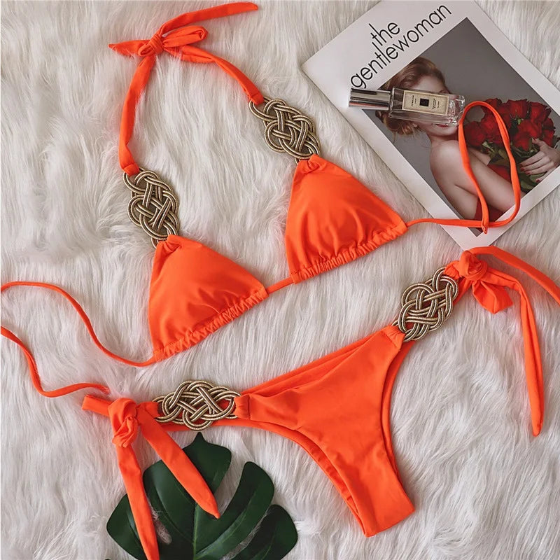 Black Bikinis Women's Swimwear Female Swimsuit Swimming Wear Bathing Suits Brazilian Bikini Set Beachwear Pool Bather