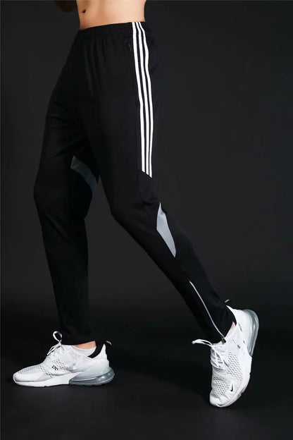 Running Pants for Men Training Jogging Sports Pants With Zipper Pockets Trousers Football Fitness Leggings Sweatpants