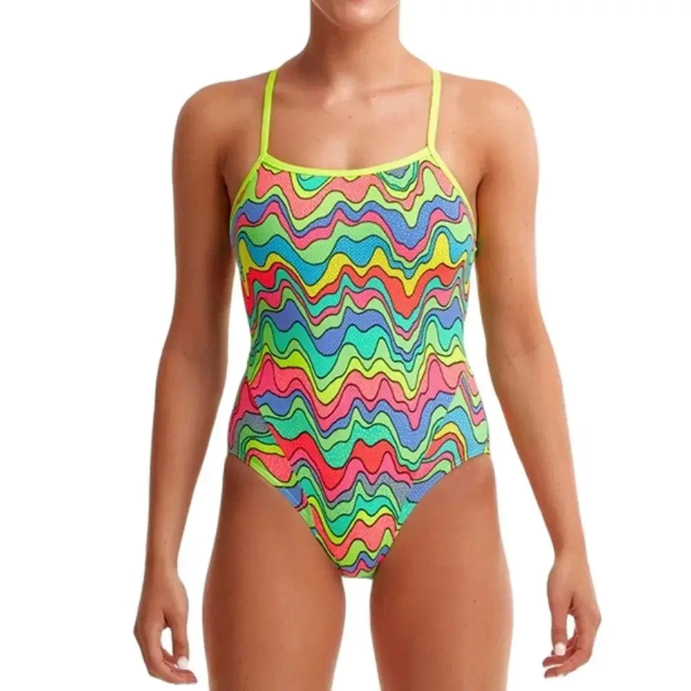Woman Swimsuit One-piece Comfortable Swimwear Functional Training Swimsuit Open Water Swimming Clothing
