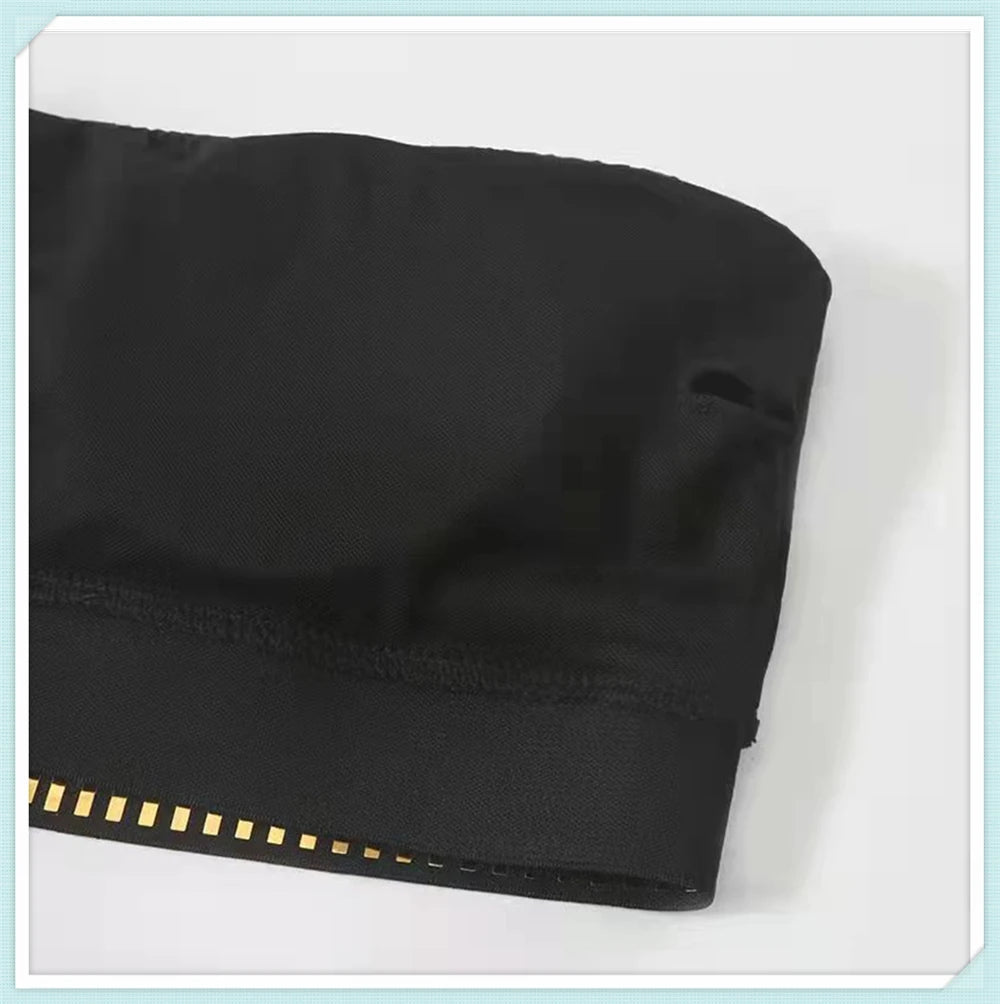 Bandeau High Waist Bikini Women Triangle Swimsuit Stitch Detail Swimwear Padded Bathing Suit Female Solid Beachwear