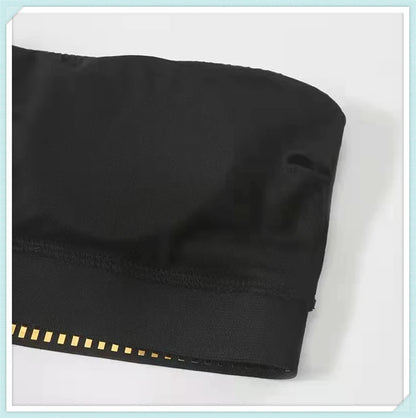 Bandeau High Waist Bikini Women Triangle Swimsuit Stitch Detail Swimwear Padded Bathing Suit Female Solid Beachwear