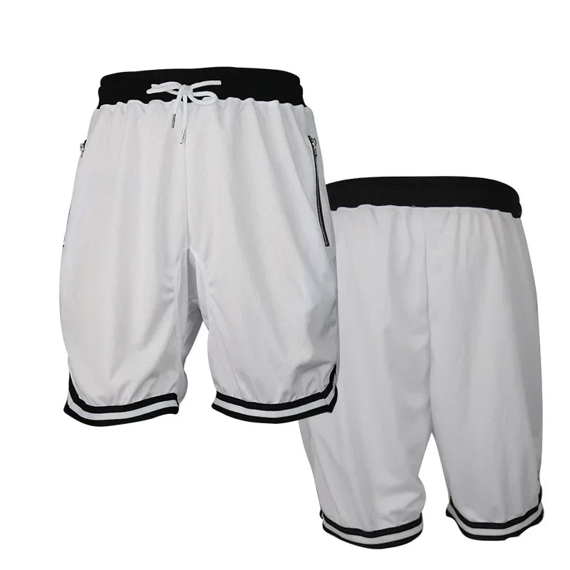 Men's Basketball Shorts Quick Dry Breathable Sports Shorts Sweat Wicking Gym Running Training Fitness Beach Athletic Shorts