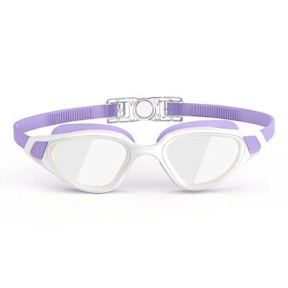 Professional Adult Anti-UV Swimming Goggles 180° Panoramic Electroplating Anti-Fog HD Lens Adjustable Silicone Swim Glasses