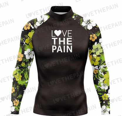 Men's Rash Guards Swimsuit Surf Suit Beach T-Shirts Sun UV Protection Long Sleeve Surfing Rashguard Sports Swim Tight Clothes