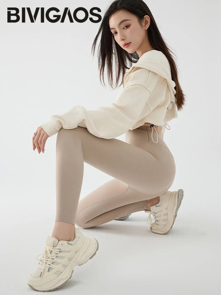 Women's High-Waisted Ankle-Length Leggings