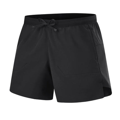 4XL Men Running Double-Layer Shorts Gym Sports 2 In 1 Quick Dry Workout Training  Fitness Jogging Short Pants Bodybuilding