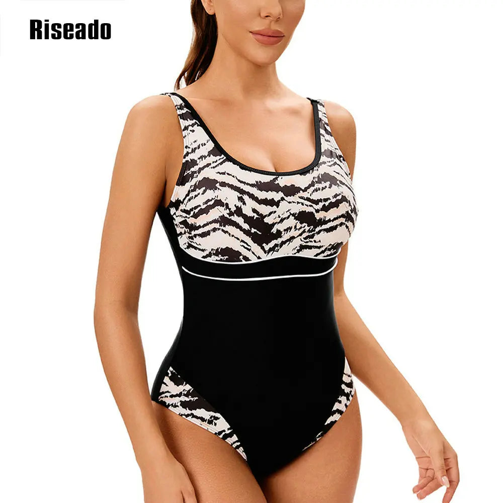 Women's One Piece Swimsuit Athletic Bathing Suits Training Sport Swimwear for Woman Bathers Swimsuit Pool Beach