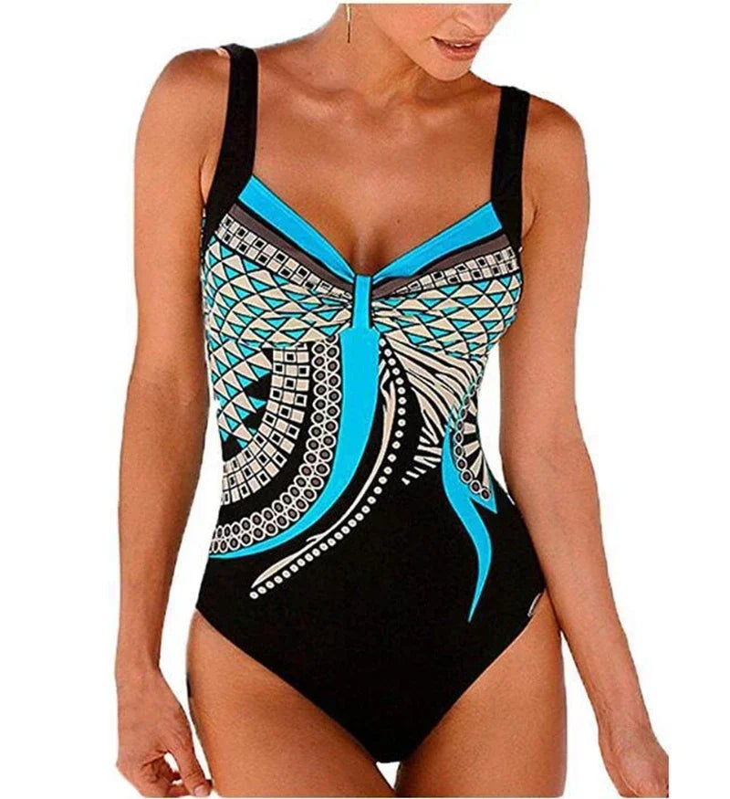 Colourful V Neck One-Piece Swimsuits Swimming Suit For Women Bodysuit Women Female Swimwear