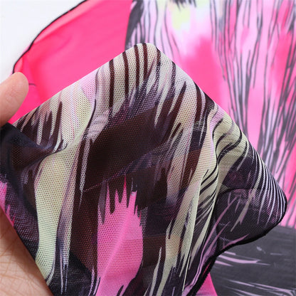 3 Pieces Bikini With Beach Skirt Butterfly Print String Bathing Suit Women Swimwear Female Swimming Swimsuit