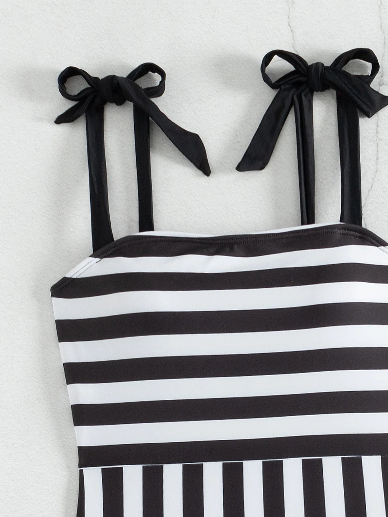 Strappy Swimsuit Women One Piece Striped Swimwear Female Bathers Bathing Swimming Swim Suit Beachwear