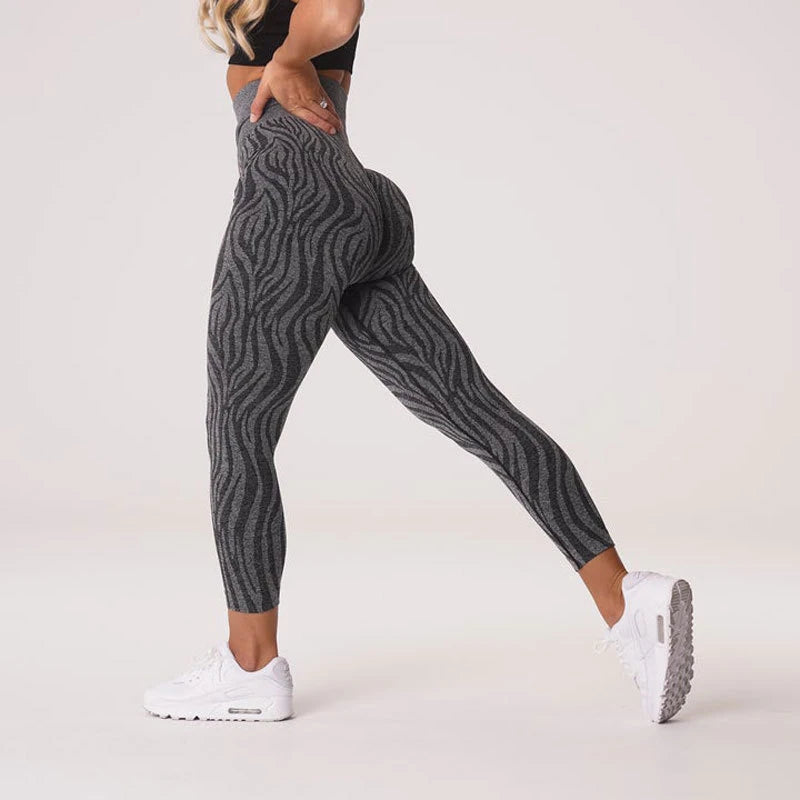 Seamless Workout Gym Leggings Women Camouflage Yoga Pant High Waist Scrunch Butt Fitness Tights 10 Colors XS Sportswear