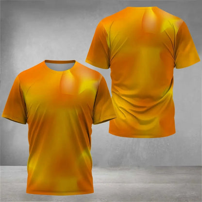 Gym T-Shirts Men's O-Neck Tennis Short Sleeve Male Breathable Fitness Outdoor Sports Tops Casual Running Badminton Sportswear