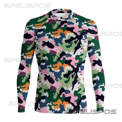 Men Long Sleeve Surfing Clothing UV Protection Water Sports Swimming Tops High-Elastic Diving Tight Swimwear