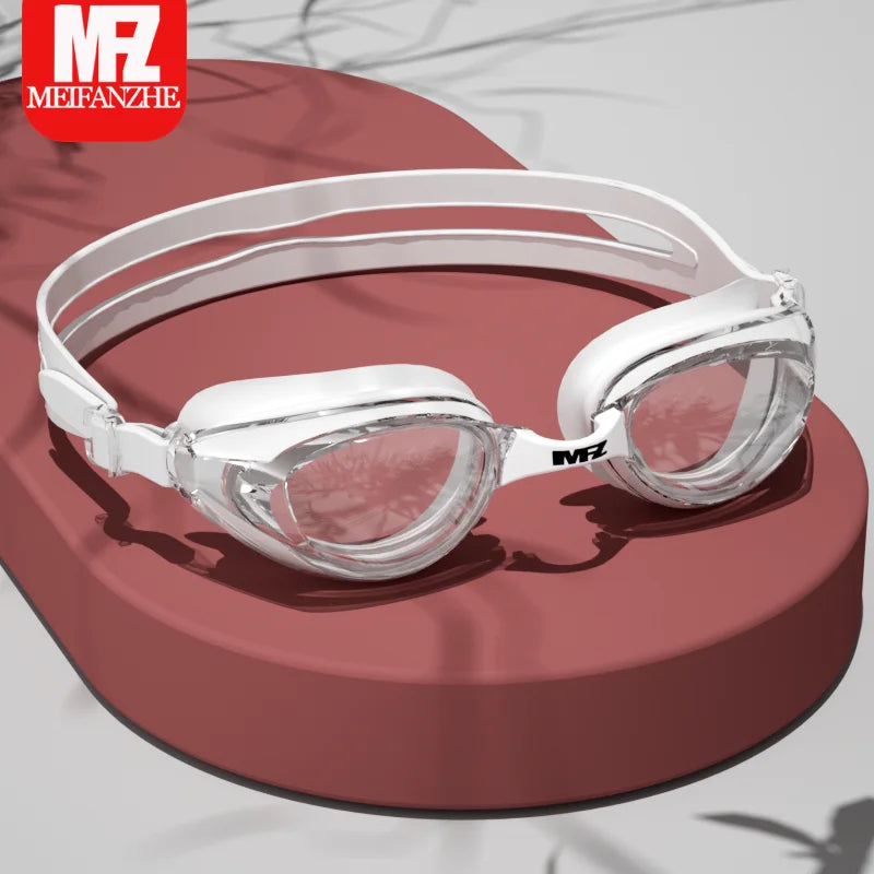 Small Frame Waterproof Anti-fog Adjustable Swimming Goggles for Men and Women