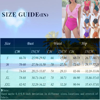 One Piece Swimsuit, V Neck Solid Color Backless Tummy Control High Cut Bathing Suit, Women's Swimwear & Clothing Beach Swimwear