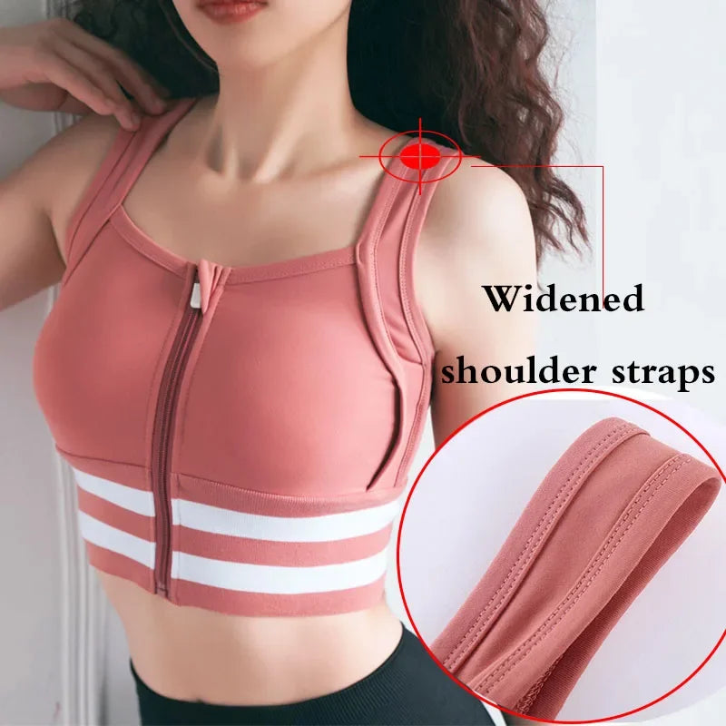 Women's Light Support Seamless Sport Bra - Wireless Yoga Sleeveless Crop Tops Light Support Seamless Sport Bra