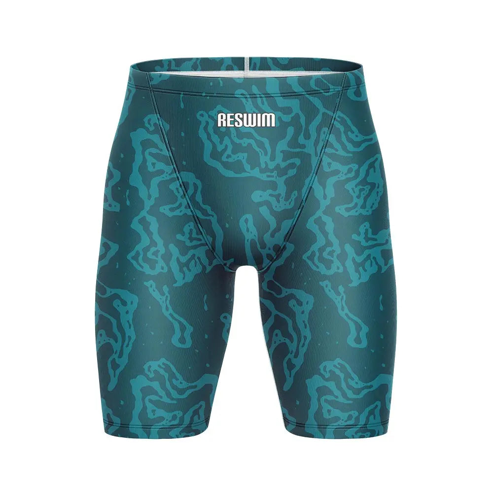 Swimming Trunks Beach Tights Shorts Men's Swim Jammer Shorts Athletic Training Swimsuit Short Quick Dry Lycra Surfing Pants